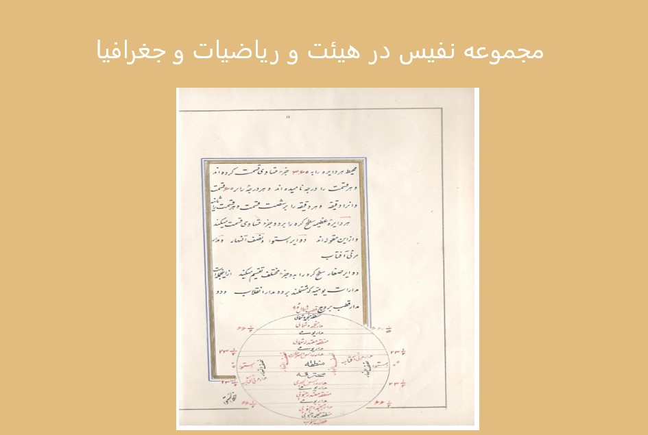 مجموعه نفیس در هیئت و ریاضیات و جغرافیا